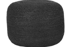 New Label51 Poef Zwart SH-24.091 Jute