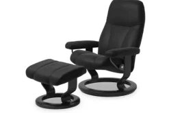 Stressless Relaxstoelen|Draaifauteuils^Relaxfauteuil + hocker Consul Classic |