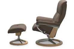 Stressless Relaxstoelen|Draaifauteuils^Relaxfauteuil + hocker Mayfair Signature |