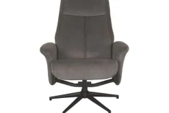Relaxstoelen|Draaifauteuils^Relaxfauteuil Antraciet Cosmo CH-73.023 Bergen