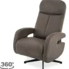 Relaxstoelen|Draaifauteuils^Relaxfauteuil Antraciet CM-55.043 Esbjerg