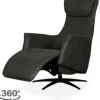 Relaxstoelen|Draaifauteuils^Relaxfauteuil Antraciet SX-84.021 Lund