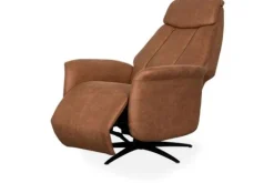 Label51 Relaxstoelen|Draaifauteuils^Relaxfauteuil Cognac SX-84.014 Oslo
