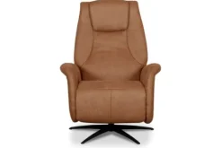 Label51 Relaxstoelen|Draaifauteuils^Relaxfauteuil Cognac SX-84.017 Stockholm