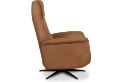 Label51 Relaxstoelen|Draaifauteuils^Relaxfauteuil Cognac SX-84.017 Stockholm