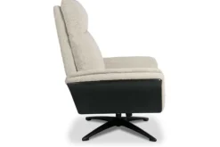 Best Label51 Relaxfauteuil met hocker Naturel DA-89.005 Zenza