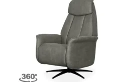 Online Label51 Relaxfauteuil Taupe SX-84.007 Oslo
