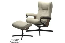 Stressless Relaxstoelen|Draaifauteuils^Relaxfauteuil Wing Cross |