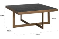 Clearance Richmond Interiors Salontafel 211183 Cambon