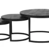 Outlet Label51 Salontafel Set Triplet XL Zwart JP-46.027 Triplet