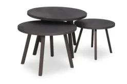 PTMD Salontafels^Salontafelset Black veneer 706835 Ohara