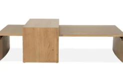 Outlet Eleonora Meubelen Salontafelset Lichtbruin 96527 Flo