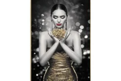 Luxe Framing Art Schilderijen^Schilderij Lady CA-DRESS Canvas Art