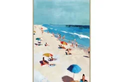 Luxe Framing Art Schilderijen^Schilderij Seaside Beach CA-101 Canvas Art