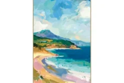 Best Luxe Framing Art Schilderij Seaside View CA-102 Canvas Art