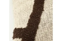 Discount By-Boo Sierkussen 250135 dark brown Majani