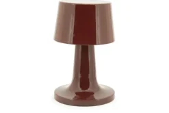 By-Boo Tafellampen^Tafellamp 250064 burgundy Alvo