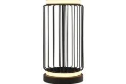 Searchlight Tafellampen^Tafellamp 54210-1BK Circolo Cage