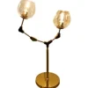 Toms Luxury Lights Tafellampen^Tafellamp 3-lichts Messing Cas