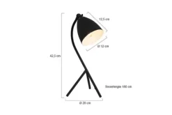 Hot Steinhauer Tafellamp 7676ZW Elin Mexlite
