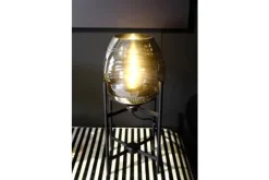 Best Highlight Tafellamp Zwart Rookglas Fantasy