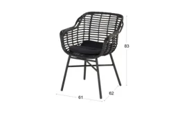 Hartman tuinmeubelen Tuinartikelen^Tuinstoel 53.611.008 Cecilia