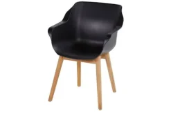 Hartman tuinmeubelen Tuinstoel Carbon Black 11.688.408 Sophie Teak