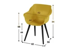 Hartman tuinmeubelen Tuinstoel Curry Yellow 11.681.872 Sophie Studio