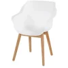 Hartman tuinmeubelen Tuinartikelen^Tuinstoel Royal White 11.688.203 Sophie Teak