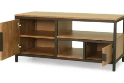 Outlet Lamulux Tv-meubel Iroko - Bombay Bruin