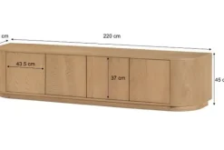 Livingfurn Tv-Meubels^Tv-meubel  Novero