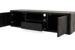 Outlet Tower Living Tv-meubel Zwart Tenna