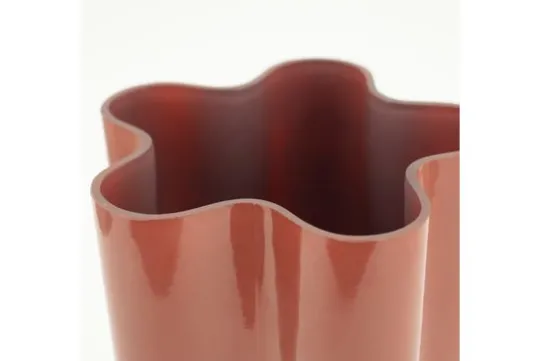 By-Boo Decoratie^Vaas 250083 coral red Flori