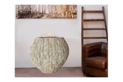 Clearance Xaralyn Vaas beige incl. bio ethanol haard Shigo