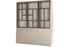 Clearance Castiq Vitrinekast greige ruit Velori