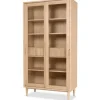Buffetkasten^Vitrinekast Naturel ME-70.016 Jule