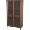 Hot Vitrinekast Walnoot ME-70.017 Jule