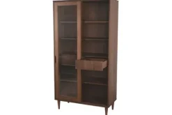 Hot Vitrinekast Walnoot ME-70.017 Jule