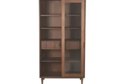 Hot Vitrinekast Walnoot ME-70.017 Jule