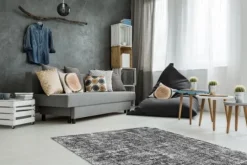 Divendo Vloerkleden^Vloerkleed 110 Antraciet Etna