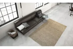 Divendo Vloerkleden^Vloerkleed 310 Beige Bruin Aperitif