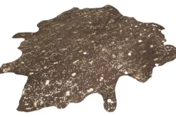 Best Divendo Vloerkleed 110 Bruin Goud Glam