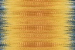 Clearance Divendo Vloerkleed 8070 Geel Blauw Sunset