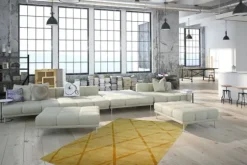 Divendo Vloerkleden^Vloerkleed 210 Geel Luxury
