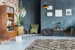 Best Divendo Vloerkleed 110 Grijs Zwart River