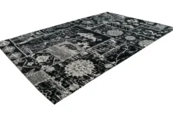 Divendo Vloerkleden^Vloerkleed 150 Grijs Zwart River