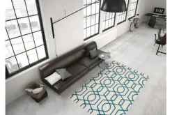 Sale Divendo Vloerkleed 400 Ivoor Turquoise Now!