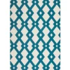 Divendo Vloerkleden^Vloerkleed 100 Ivoor Turquoise Now!