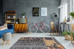 Divendo Vloerkleden^Vloerkleed 500 Multi Blauw Blaze