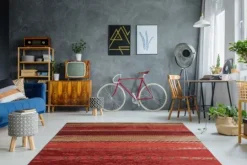 Divendo Vloerkleden^Vloerkleed 200 Multi Rood Blaze